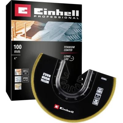 Afbeelding van Einhell 708059 Sägeblatt halbr. BIM TI 100mm Bimetaal Invalzaagblad 100 mm 1 stuk(s)