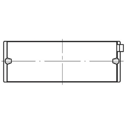 Afbeelding van MAHLE ORIGINAL 037 HS 21041 000 Krukasaslagerset