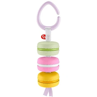 Afbeelding van Fisher Price My Premier Macaron, rammelaar voor kinderwagen, speelgoed baby&#039;s van 0 maanden, GRR45