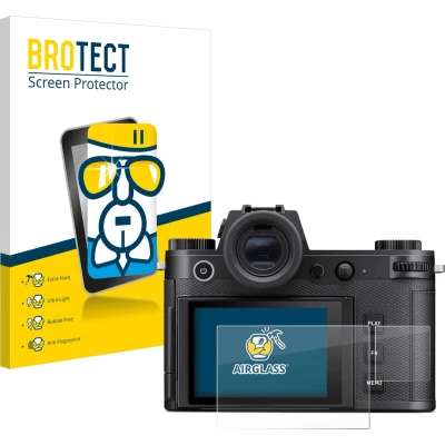 Afbeelding van BROTECT Screenprotector voor Leica SL3 (Display + Schouderdisplay) Folie Beschermfolie Beschermglas transparant