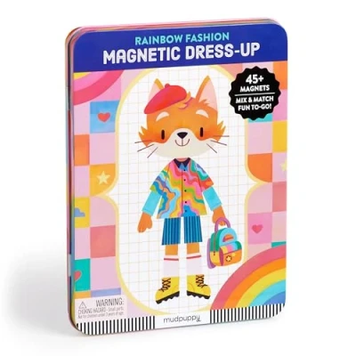 Afbeelding van Rainbow Fashion Magnetic Dress Up