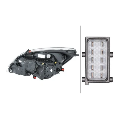 Afbeelding van Hella Koplamp Opel Meriva B 06/10 Rechts H7/H1 1EJ 354 676 021