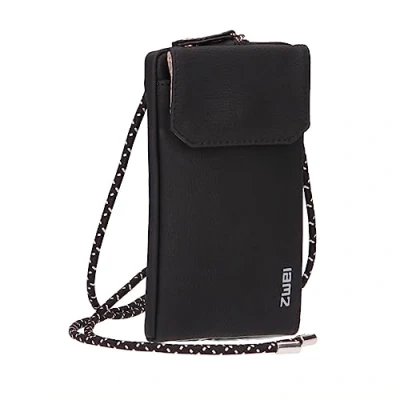 Afbeelding van zwei Telefoontasje Mademoiselle.M Phone Bag MP30 Nubuk Black Zwart
