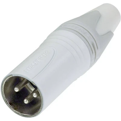 Afbeelding van Neutrik NC3MXX WT XLR connector Stekker, recht Aantal polen: 3 Wit 1 stuk(s)