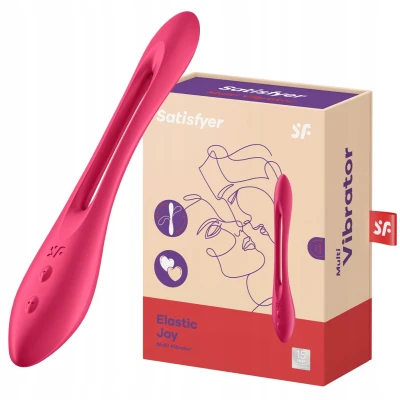 Afbeelding van Satisfyer Elastic Joy Multi Vibrator Rood