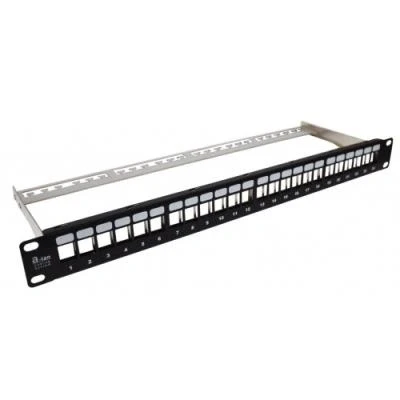 Image de a panneau de brassage 24 ports lan avec prise en charge à vide pk020 pk020)