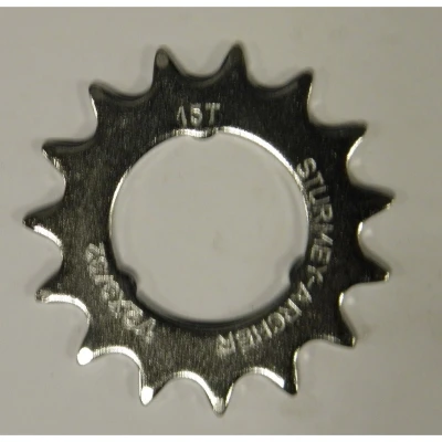 Afbeelding van Tandwiel Sturmey Archer 15T 3/32 doorgezet verchroomd