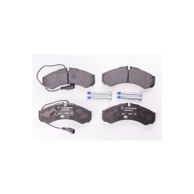 Afbeelding van HELLA 8DB 355 005 431 Remblokkenset Met slijtage waarschuwingscontact remzadelschroef toebehoren NISSAN: Cabstar, NT400 Cabstar