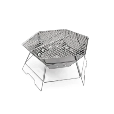 Afbeelding van Hexagon RVS Grill en Vuurschaal