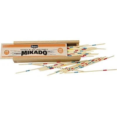 Afbeelding van Jeujura 8143 Bordspellen Mikado spel van hout Houten doos