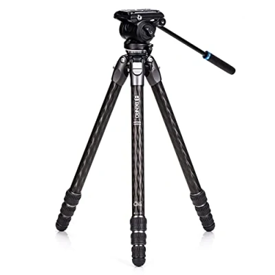 Afbeelding van Benro statief Turtle 34CLV + S4PRO (Koolstof), Statief, Zwart