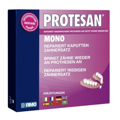 Image de Protesan Mono Réparateur pour dentiers cassés, fissurés ou sans une dent
