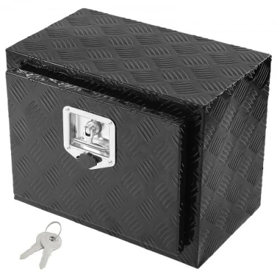 Image de VEVOR Boîte à Outils pour Camions Coffre Sous châssis en Aluminium 46x32x36 cm