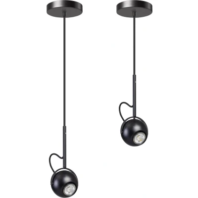 Afbeelding van The Eye hanglamp GU10 Aan/Uit op kopje Zwart