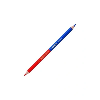 Afbeelding van Lyra markeerpotlood duo 7.6mm rood/ blauw