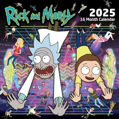 Afbeelding van Rick and Morty 2025 kalender 30 x cm pyramid
