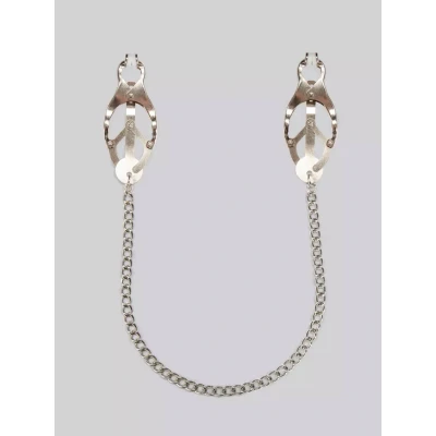 Afbeelding van Metalen Clover tepelklemmen met ketting