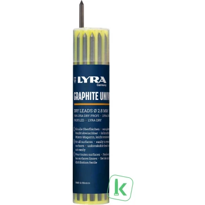 Afbeelding van Lyra 4499102 Dry Reservestiftjes Zwart (12st)