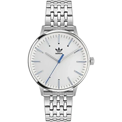 Afbeelding van Adidas Originals Code One AOSY22022 Horloge Staal Zilverkleurig Ø 38 mm