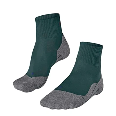 Afbeelding van FALKE Heren TK5 Cool Shorts Wandelsokken Lichtgewicht Padding Anti Blaar Fijn Koeleffect Korte Vegan Ademend Sneldrogend Lyocell Functioneel Garen 1 Paar