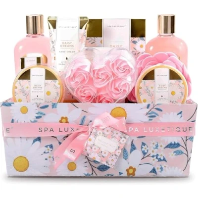 Afbeelding van SPA LUXETIQUE Set de cadeaux bain beauté pour vous cadeau d&#039;anniversaire en 12 pièces, bien être femmes, anniversaires et fêtes la fête mère