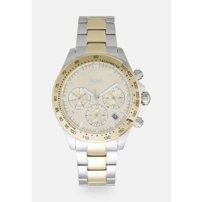 Afbeelding van BOSS Novia Chronograaf silvercoloured/goldcoloured, Dames, Maat: One Size, Silver coloured/gold coloured
