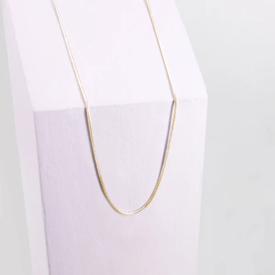 Image de Ponytail&amp;Co Collier avec maillons serpent Or 40cm