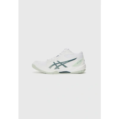 Afbeelding van ASICS Gel task Mt 4 Sneakers voor heren, White Tranquil Teal, 46.5 EU
