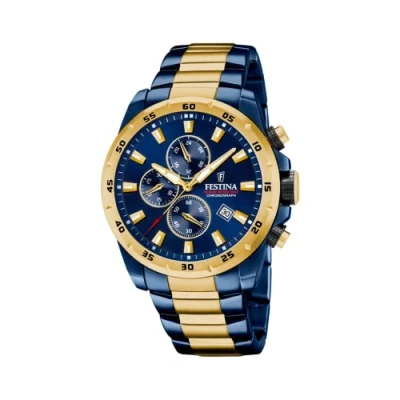 Afbeelding van FESTINA Automatisch volwassen uniseks analoog horloge met roestvrijstalen band F20564/1, Niet van toepassing, armband, Armband