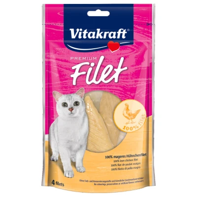 Afbeelding van Vitakraft Premium Filet Chicken Kattensnack Kip 70 g
