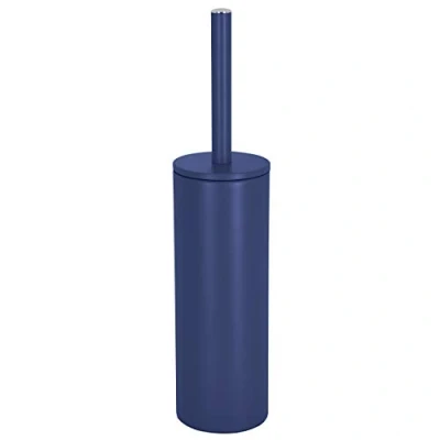 Image de Spirella Brosse de bain avec support en acier inoxydable Akira bleu mat