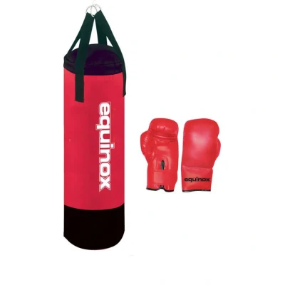 Afbeelding van Toorx Fitness Equinox Boksset Junior PRO Rood Canvas / PU