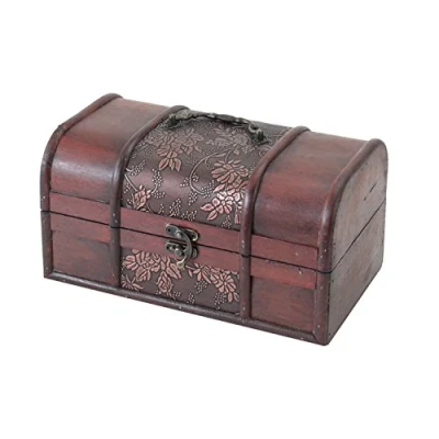 Afbeelding van HMF 6411 125 SchatKist van Hout 25 x 15 13 cm Klein Japan
