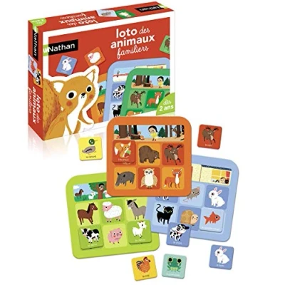 Image de Jeu découverte Nathan Loto des animaux
