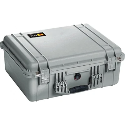 Afbeelding van Peli™ Case 1550 Koffer Medium zilver met schuim