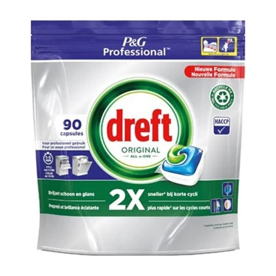 Afbeelding van Dreft Original All in One Vaatwastabletten Regular 90 stuks