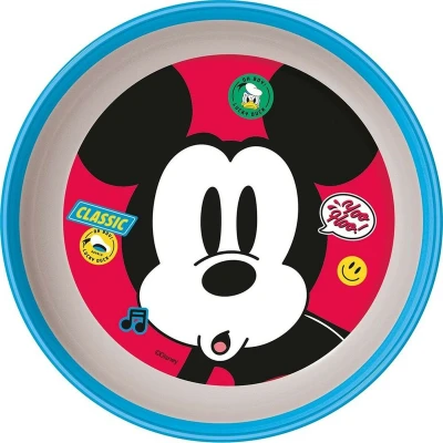 Afbeelding van Disney Mickey Mouse kinderschaal blauw en wit met antislip onderkant