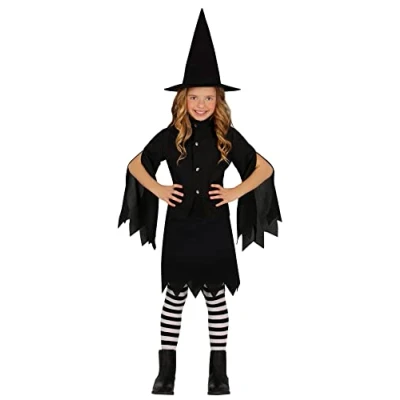 Afbeelding van Fiestas Guirca Salem witch meisjes (10 12 jaar) Halloween kostuum voor kinderen