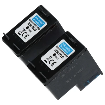 Afbeelding van Huismerk HP 301XL (D8J45AE) Inktcartridge Zwart Voordeelbundel 2 pack Hoge capaciteit