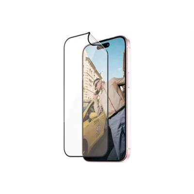 Image de Verre Trempé Apple iPhone 15: PanzerGlass Matrix Recycled Ultra Wide Fit Anti Bacterial Screenprotector incl. applicator Plastique