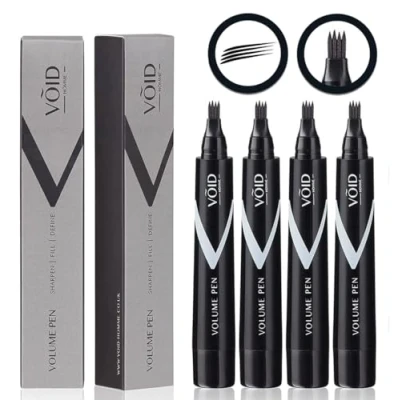 Afbeelding van VOID Homme Barbe Filler Pen voor mannen (4 stuks) instant baardpotlood, eenvoudige baardpenvoering, baardvulstift baardvulpen (lichtbruin)