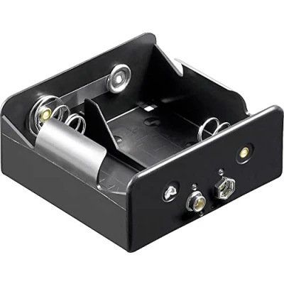 Afbeelding van Goobay 11452 Batterijhouder 2 D (mono) Drukknopaansluiting (l x b h) 73 71 31 mm