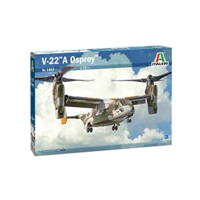Afbeelding van 1:72 Italeri 1463 V 22A Osprey Heli Plastic Modelbouwpakket