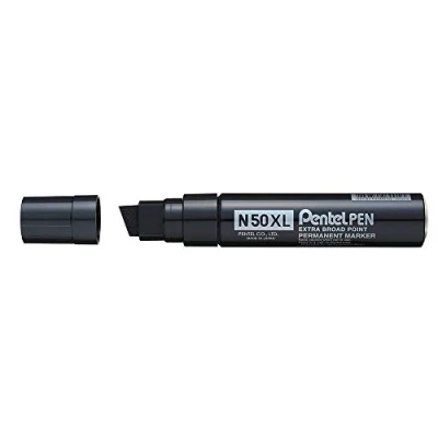 Afbeelding van Pentel N50XL Permanentmarker, extra groot, verschillende kleuren, 6 stuks