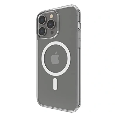 Image de Belkin SheerForce Coque de protection pour téléphone portable compatibilité avec MagSafe clair mince léger Apple iPhone 14 Pro Max