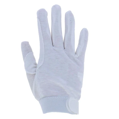Afbeelding van Covalliero Rijhandschoen Katoen Jersey Wit S