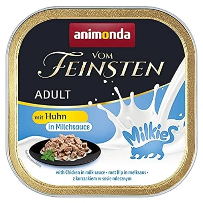 Afbeelding van Voordeelpakket animonda Vom Feinsten Adult Milkies in Saus 32x / 36x 100 g Kip melksaus (32 x 100g)