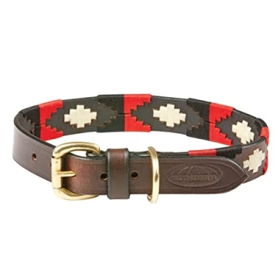 Afbeelding van Weatherbeeta Dog Collar Polo Cowdray/Brown/Black/Red/White XXL