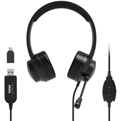 Image de PORT Connect Micro casque sur oreille filaire USB A