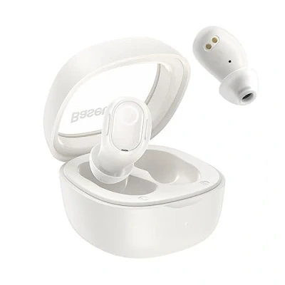 Afbeelding van Baseus Bowie WM02 Draadloze Bluetooth Earphones Wit